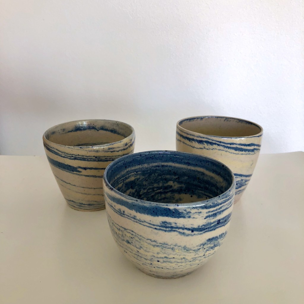 Picture of three agate tumblers