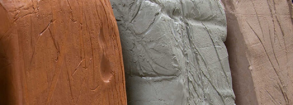 Image of clay bodies. Courtesie of The Ceramics Shop.
