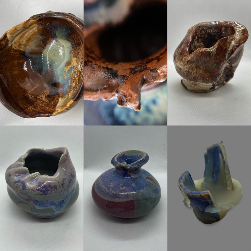 Collage of Josh Powell's vessels